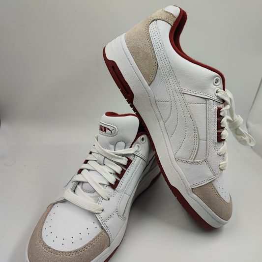 Puma Slipstream Casual Blanco / Vino / Suede No 26.5
