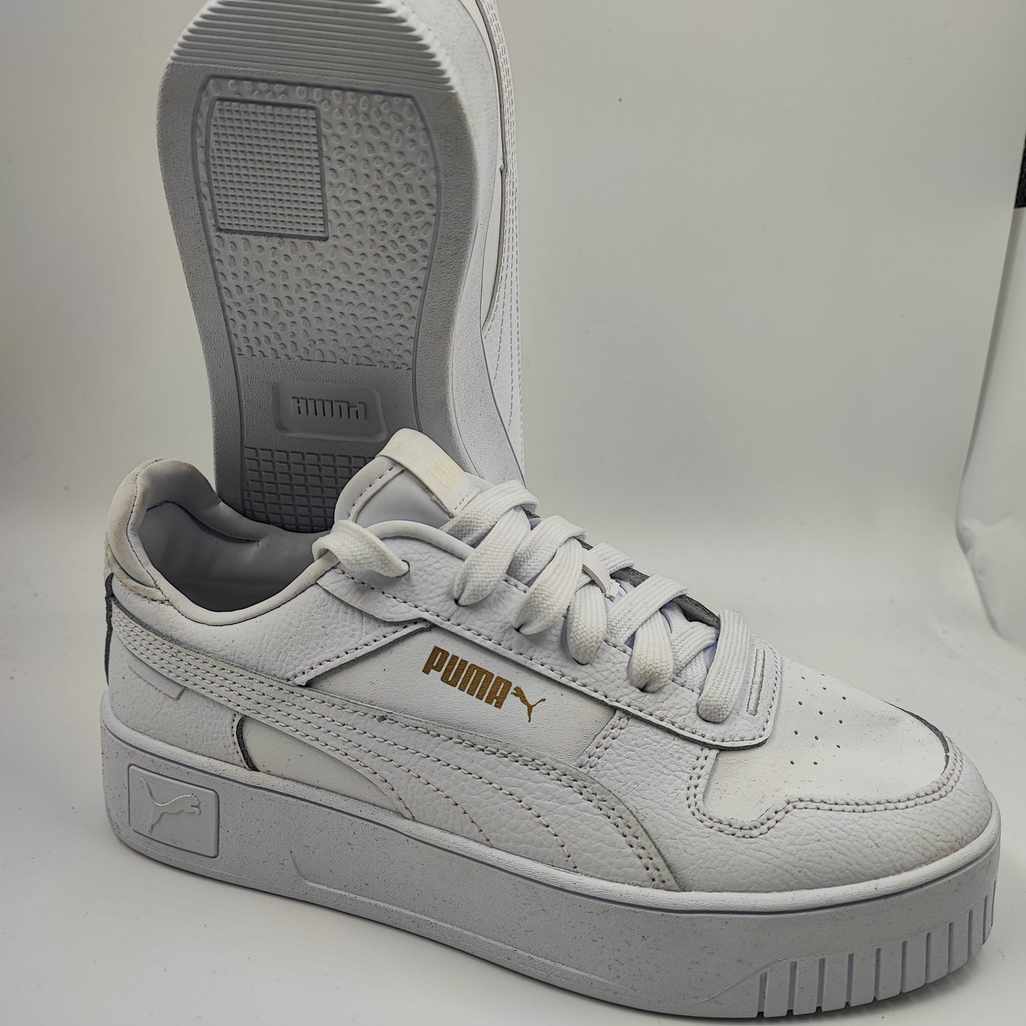 Puma Carina Media Plataforma Casual Blanco No 23