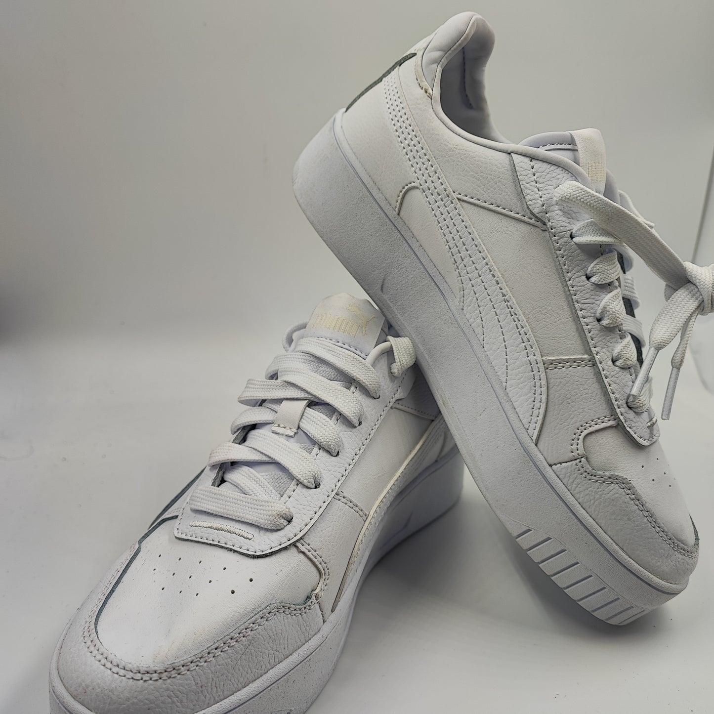 Puma Carina Media Plataforma Casual Blanco No 23