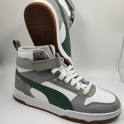 Puma Bota Retro Basketball Casual Gris / Verde No 27