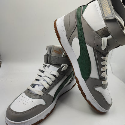 Puma Bota Retro Basketball Casual Gris / Verde No 27