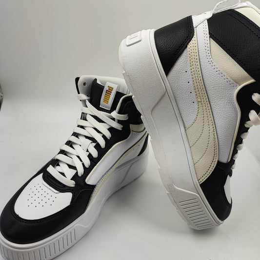 Puma Bota Mayze Plataforma Blanco / Negro No 23