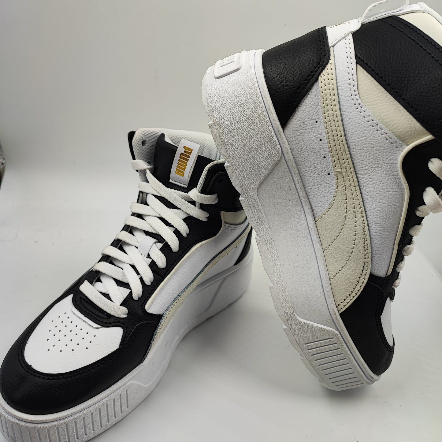 Puma Mayze Plataforma Bota Blanco / Negro No 24