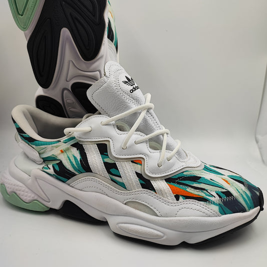 Adidas Ozweego Blanco Piel / Floral Verde No 27.5