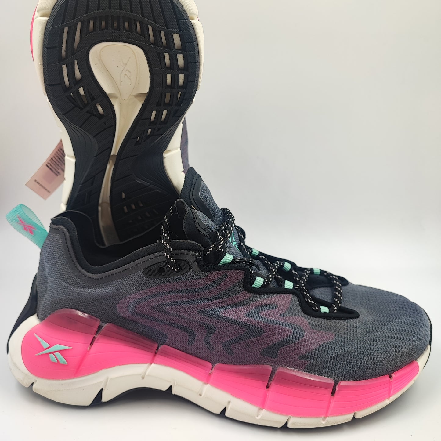 Reebok Zig Kinetica II Running Gris / Rosa No 23.5