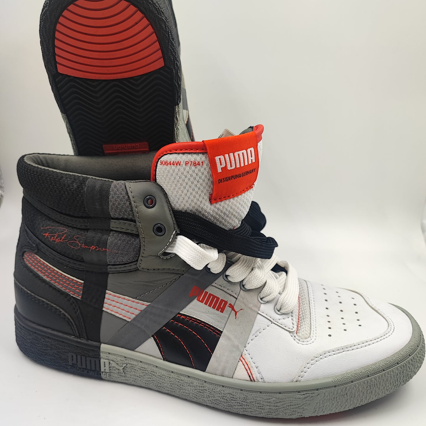 Puma Bota Edicion Especial Ralph Sampson Gris / Blanco / Negro No 27