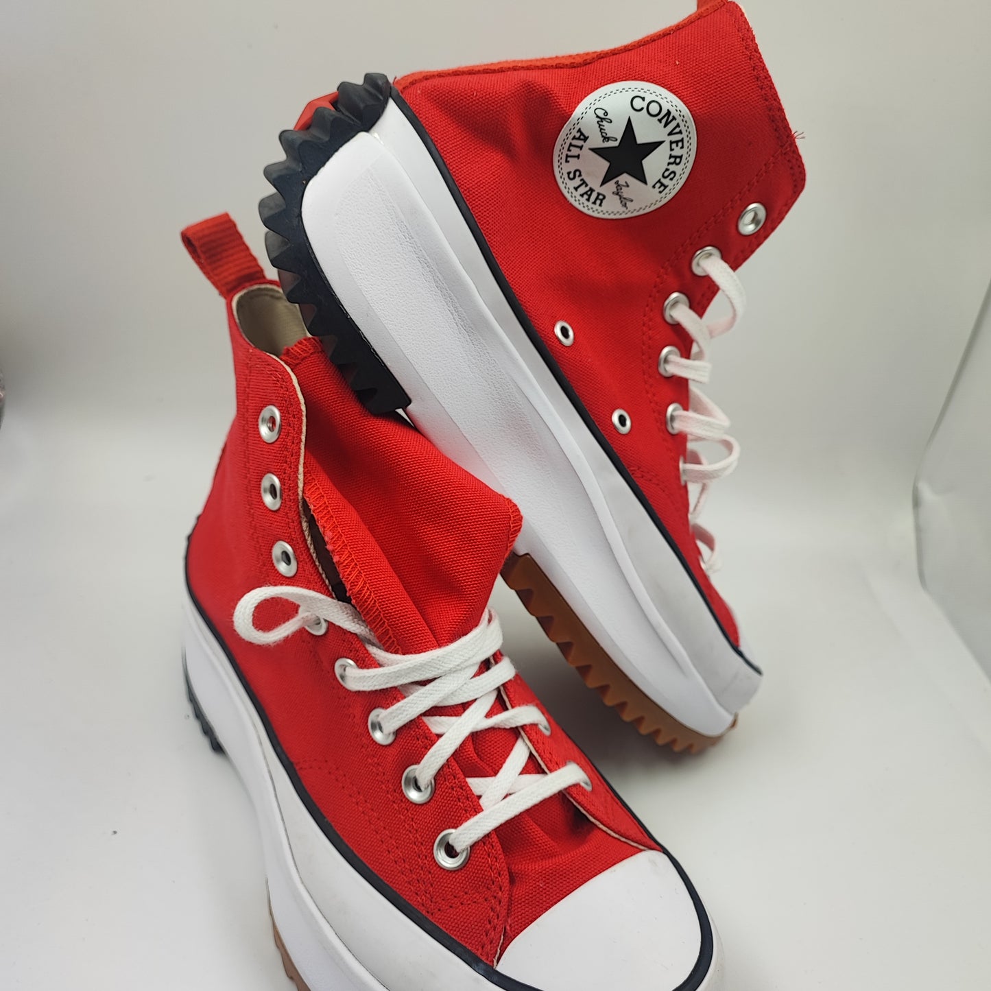 Converse Bota Plataforma Casual Rojo / Blanco No 25.5