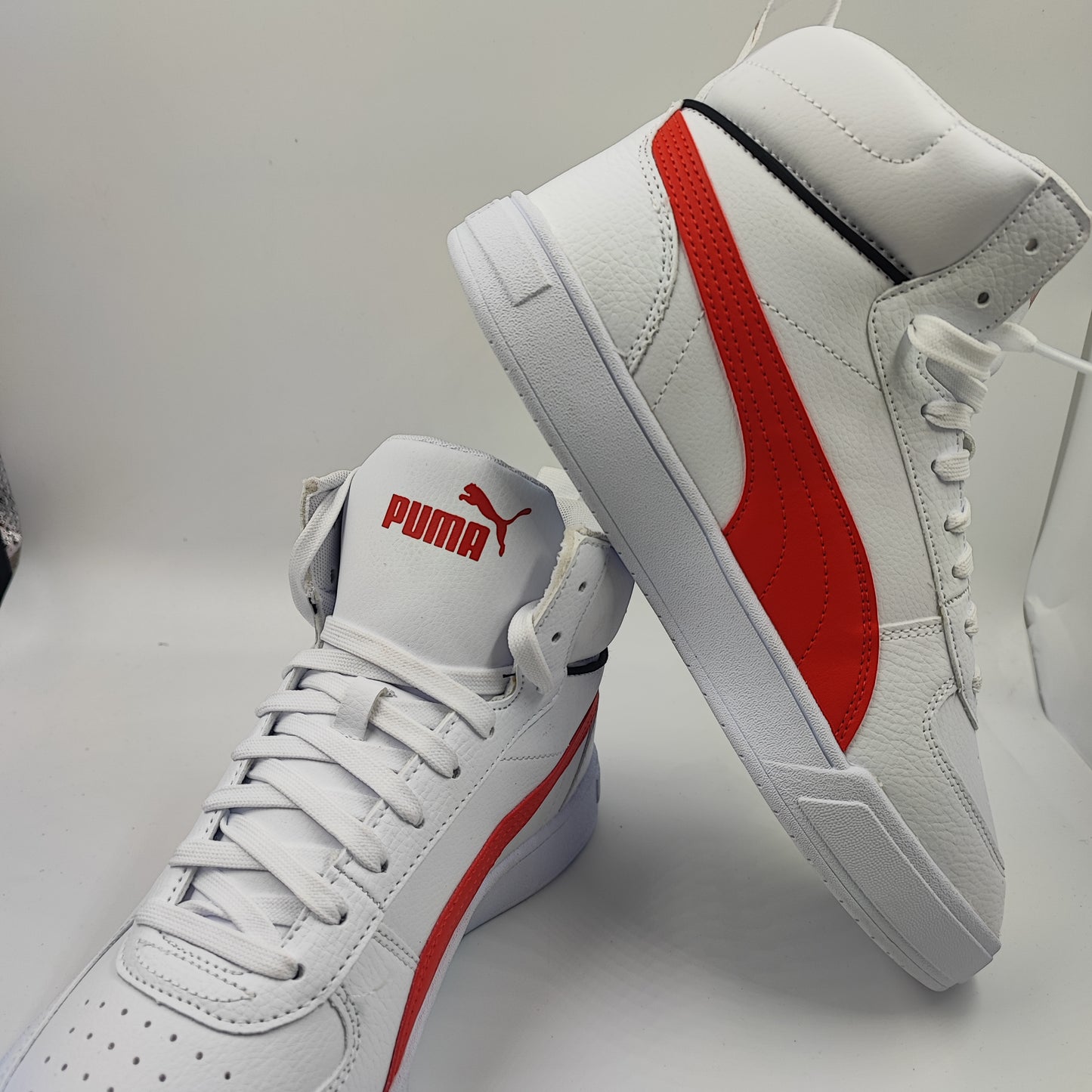 Puma Bota High Casual Blanco / Rojo No 26