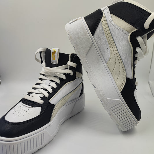 Puma Mayze Bota Alta Casual Negro / Blanco No 22.5