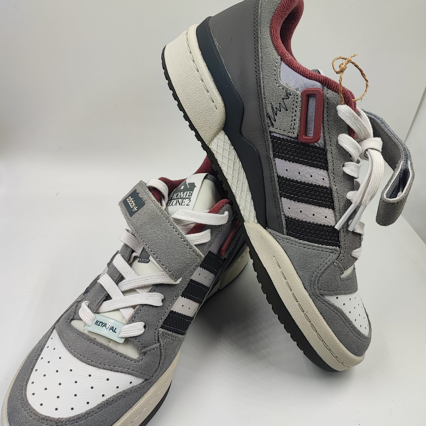 Adidas Forum Edición Especial Home Alone 2 Hiyapal Casual Gris No 26.5