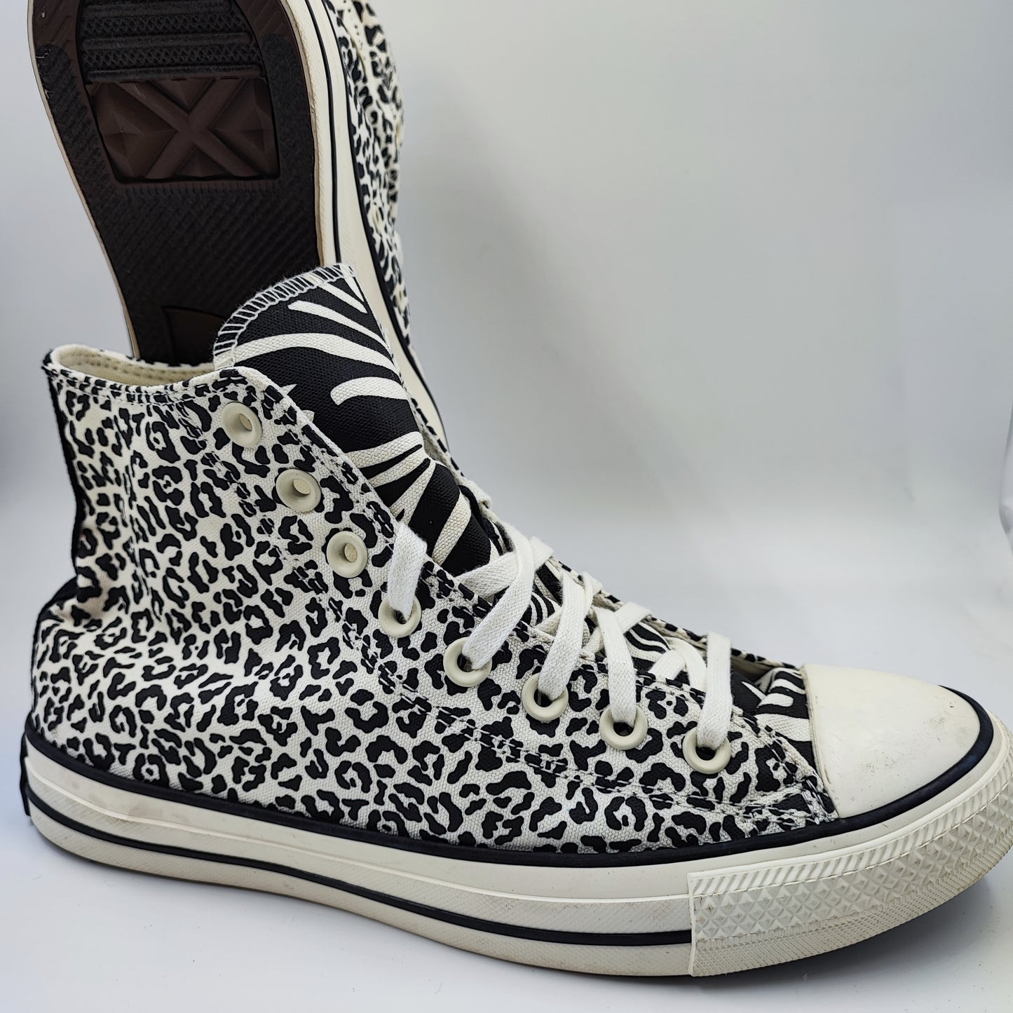 Converse Edición Especial Bota Animal Print Zebra No 25.5