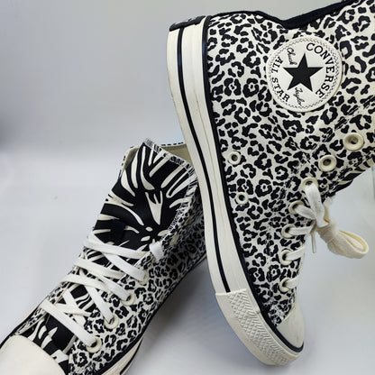 Converse Edición Especial Bota Animal Print Zebra No 25.5