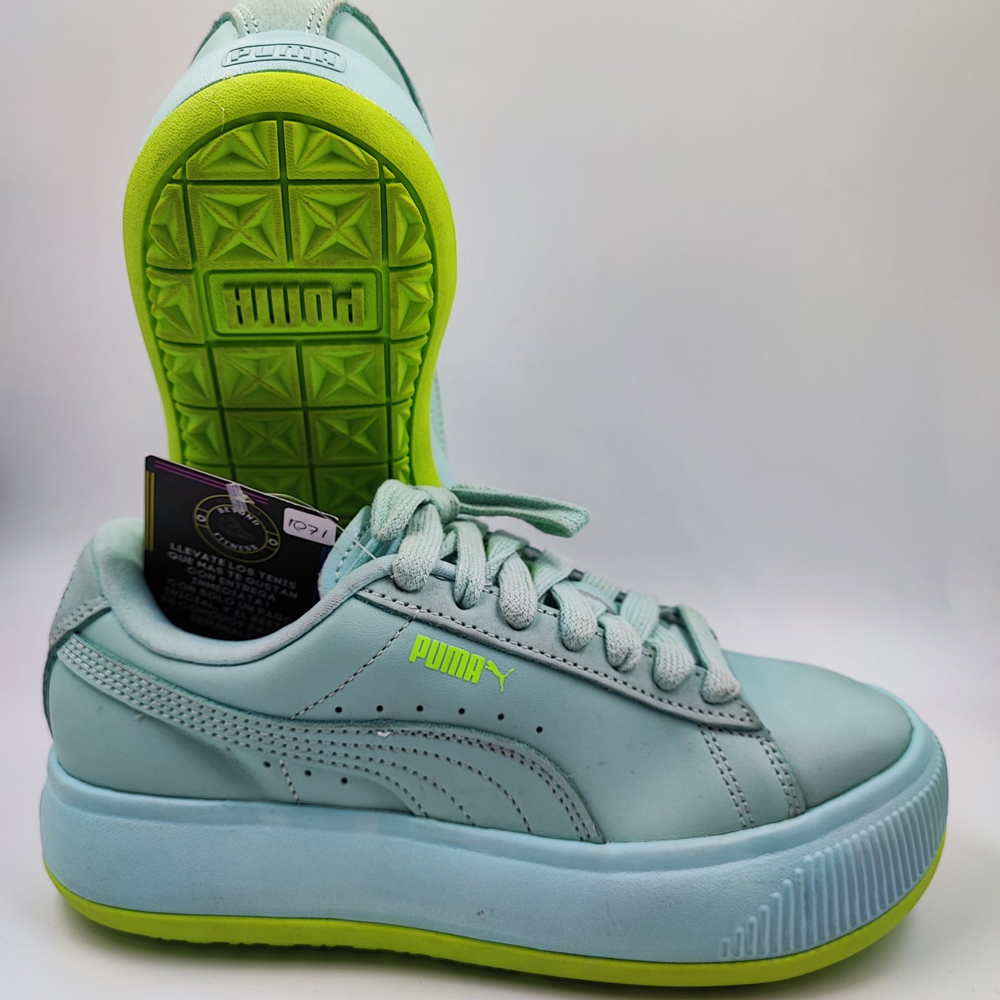 Puma Casual Alto Azul Claro / Verde No 23
