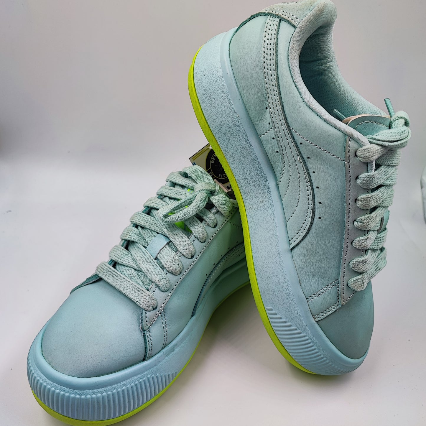 Puma Casual Alto Azul Claro / Verde No 23