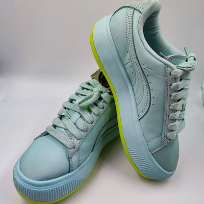 Puma Casual Alto Azul Claro / Verde No 23