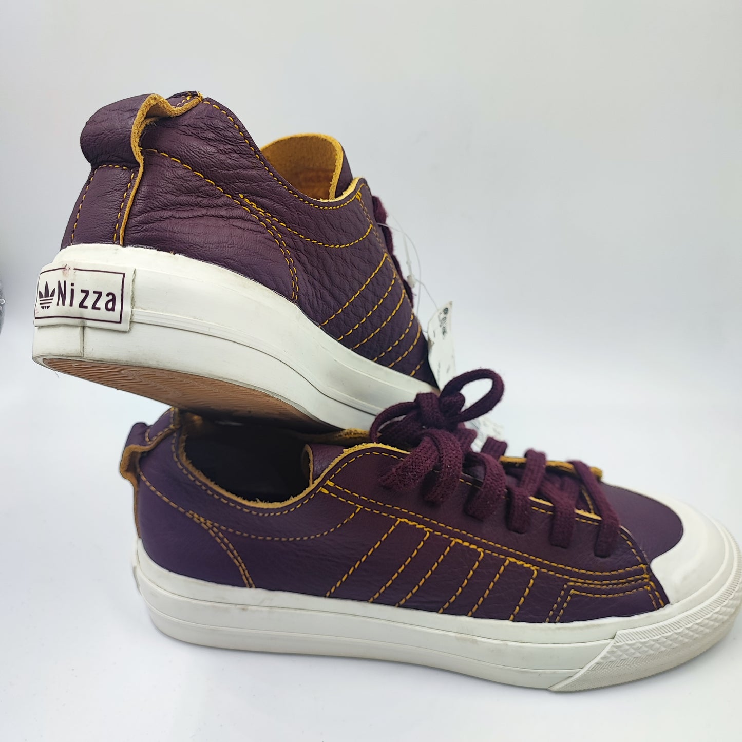 Adidas Nizza RF Piel Casual Vino No 22.5