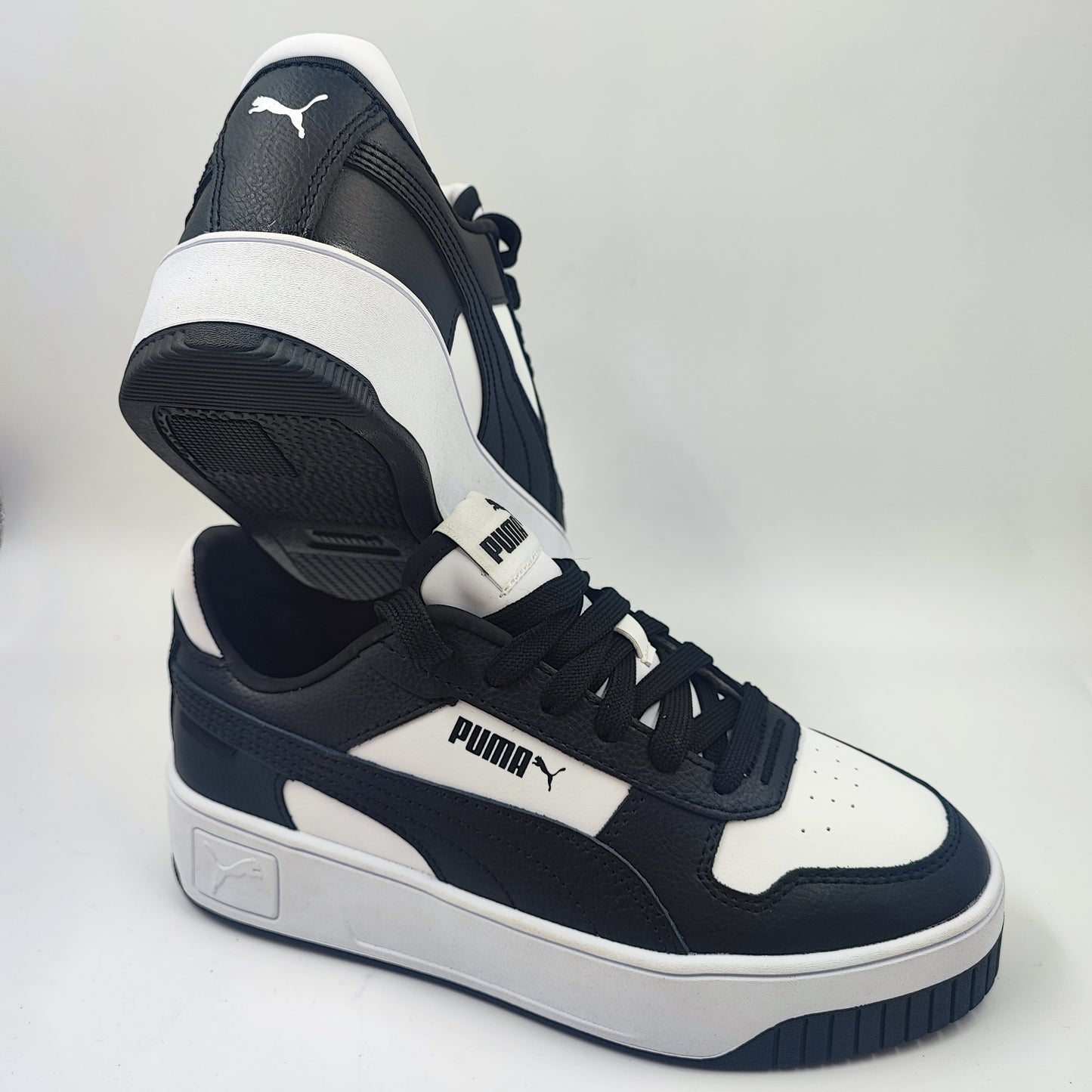 Puma Media Plataforma Casual Negro Blanco No 22