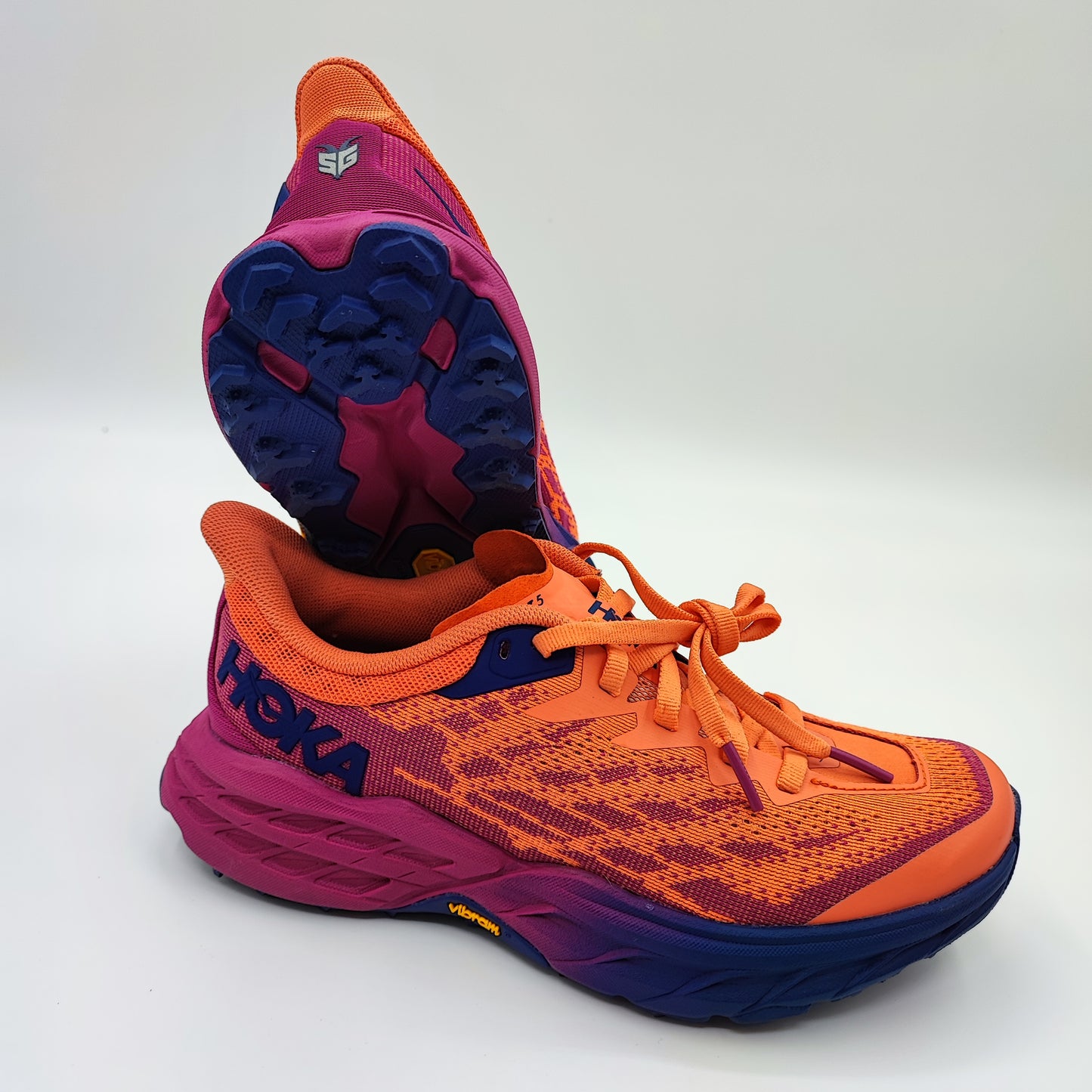 Hoka Speed Goat 5 Running Trail Naranja / Morado No 22