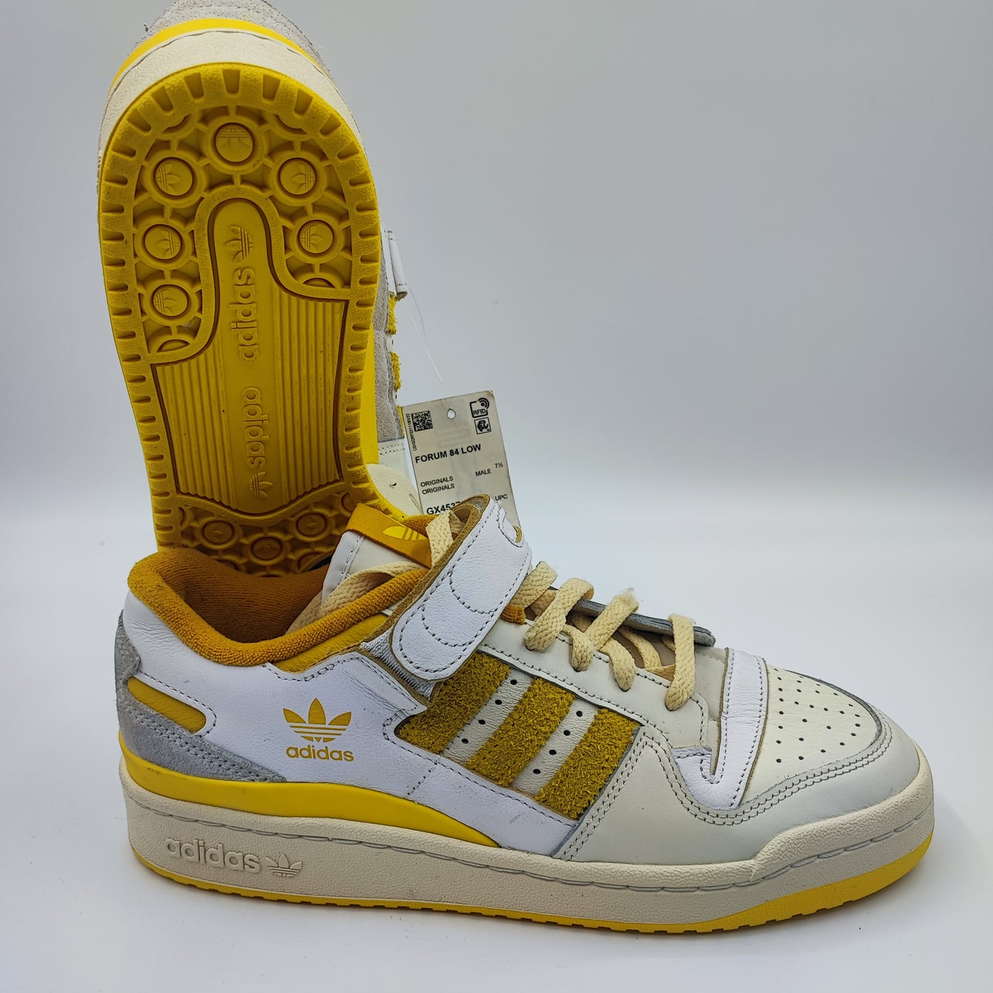 Adidas Forum 84 Low Piel Amarillo / Blanco No 26
