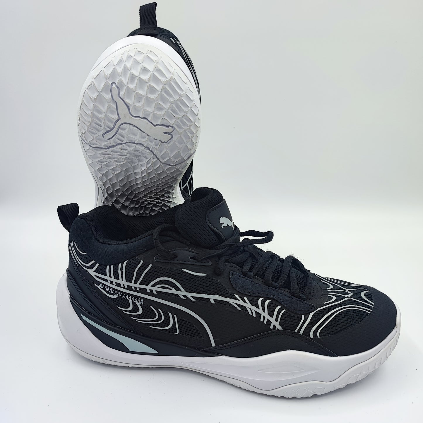 Puma Basketball Negro / Lineas Gris No 27