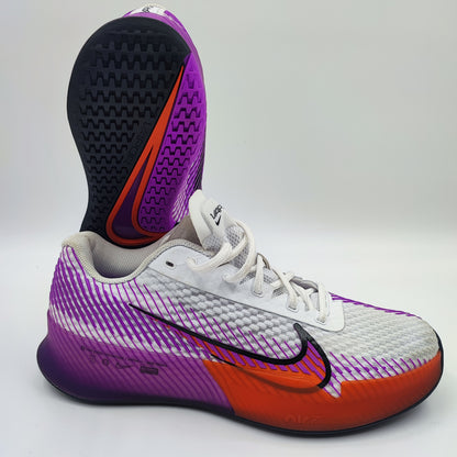 Nike Vapor 11 Tenis / Squash / Frontenis Blanco / Purpura No 25