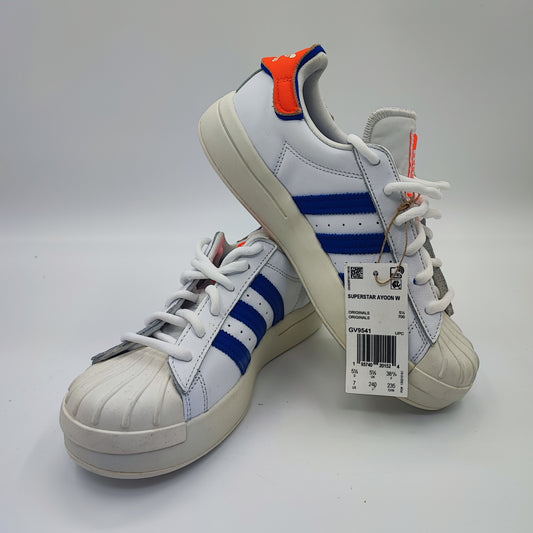 Adidas Superstar Ayoon Blanco / Azul / Crema  No 24