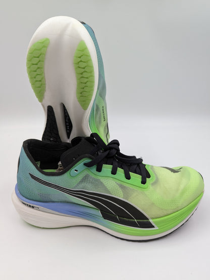 Puma Pwr Tape  Nitro Elite Running Pro ( Suela con Fibra de Carbono ) Azul / Verde No 24.5