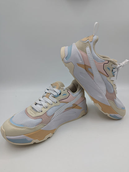 Puma Es Running / Casual Beige / Rosa Pastel / Azul Claro No 24
