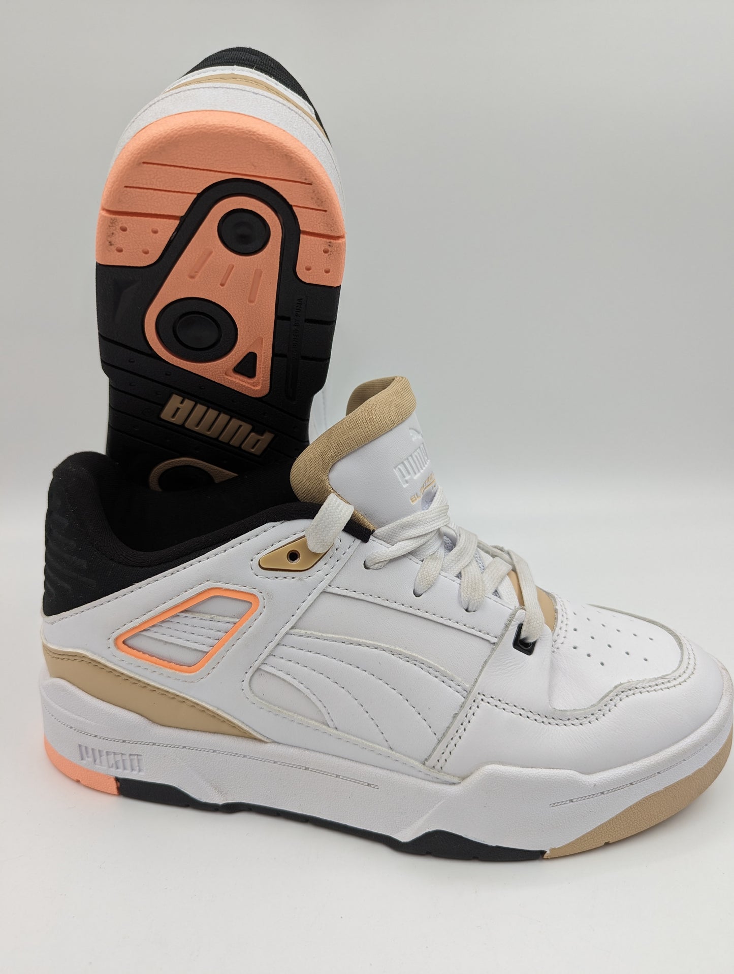 Puma Slipstream Casual Blanco / Beige / Negro / Tonos Naranja No 24