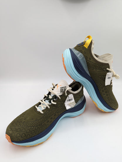 Puma Forever Run Nitro Nubuck Olivo / Azul No 27