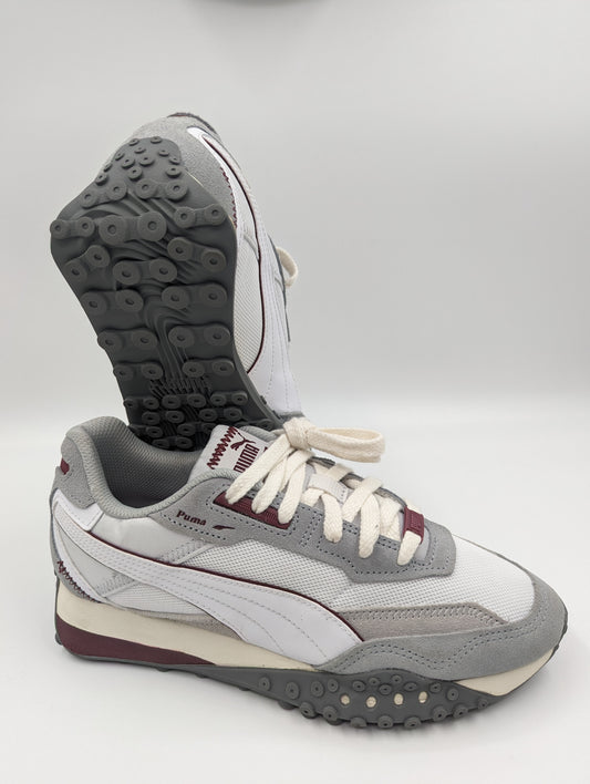 Puma Black Top Rider Casual / Running Gris / Vino Blanco No 25