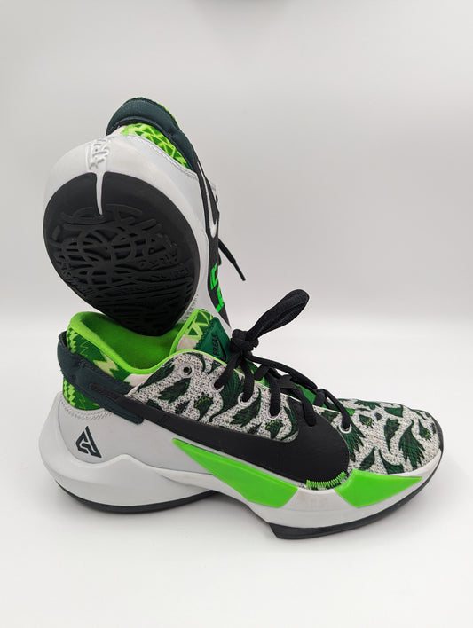 Nike Giannis Antetokoumpo Freak 2 Basketball Edición especial Verde / Negro / Gris No 25