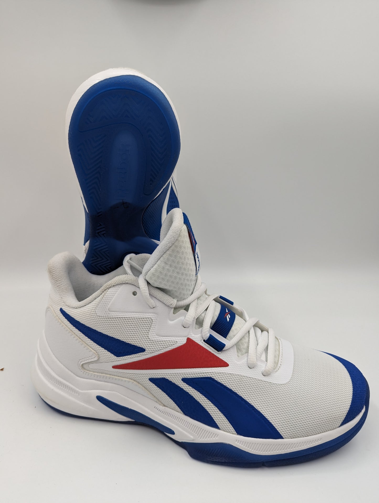Reebok Basketball Med Blanco / Azul No 25.5