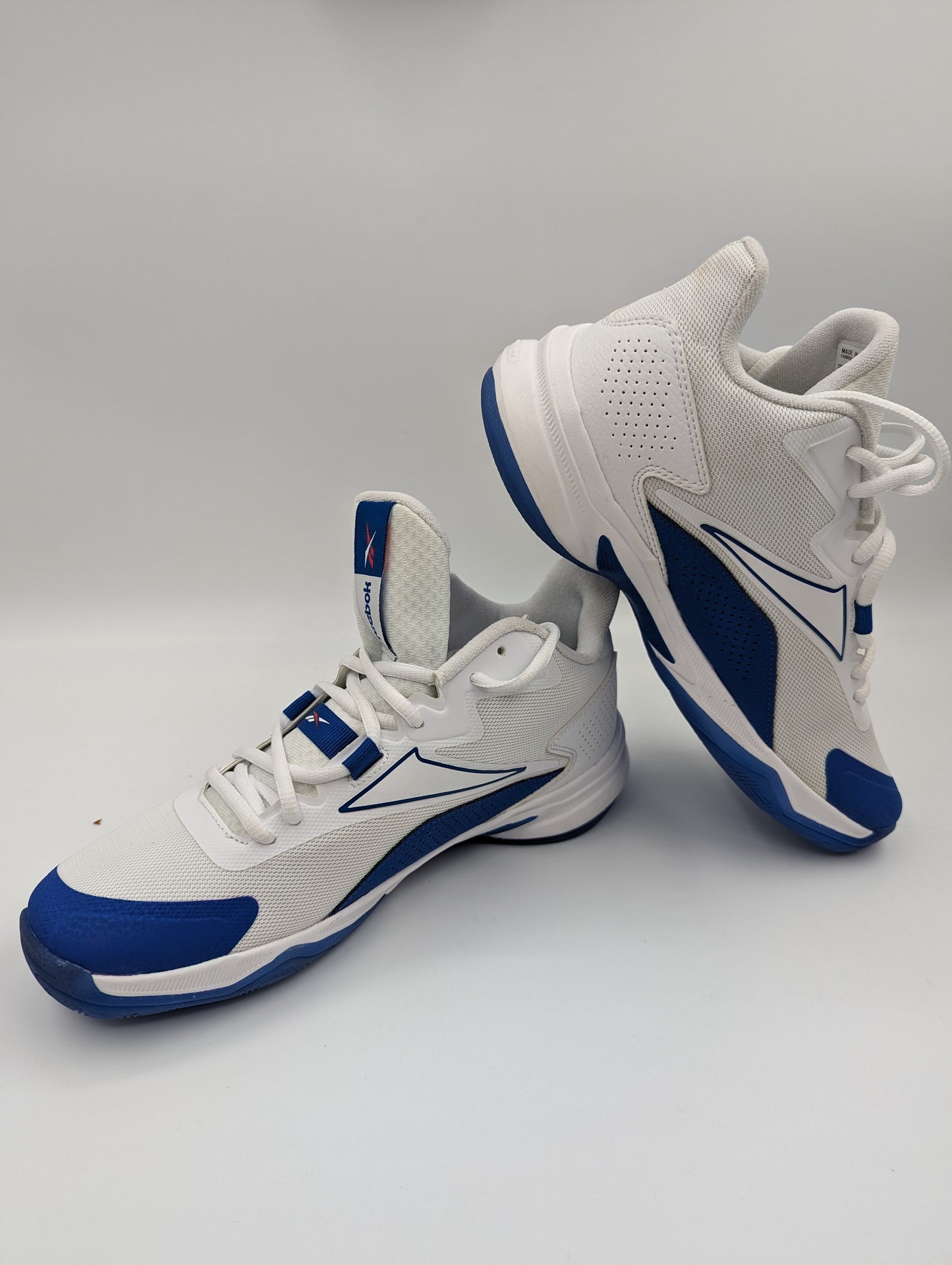 Reebok Basketball Med Blanco / Azul No 25.5