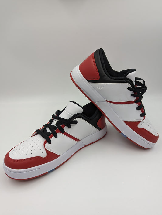 Jordan NU Retro Low 1 Especial Rojo / Blanco / Negro No 27
