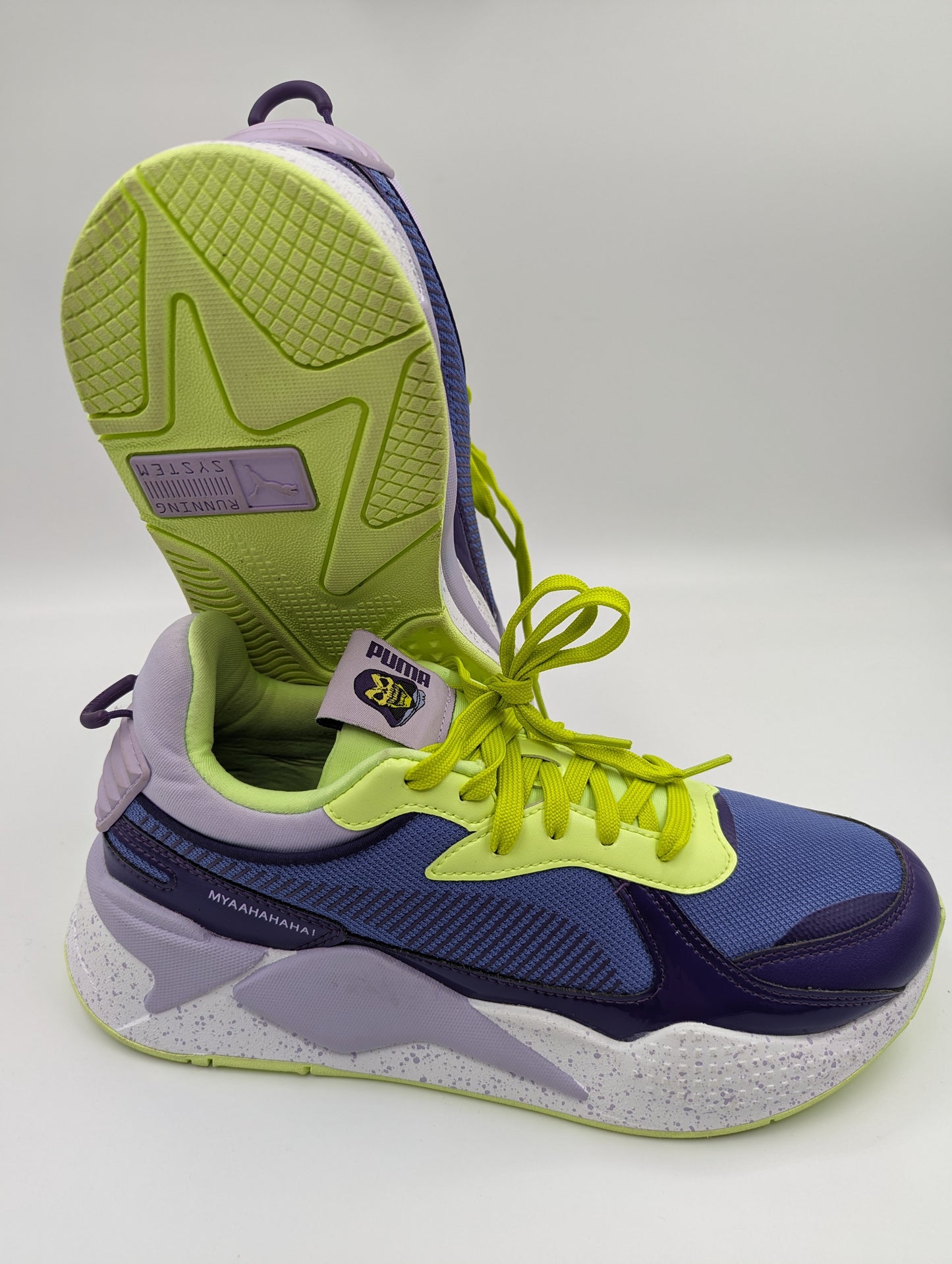 Puma Rsx Edicion Especial Skeletor Master Of The Universe Morado / Verde No 27