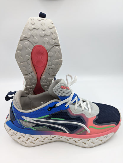 Puma Xetic Running Casual Azul / Verde / Rosa No 27