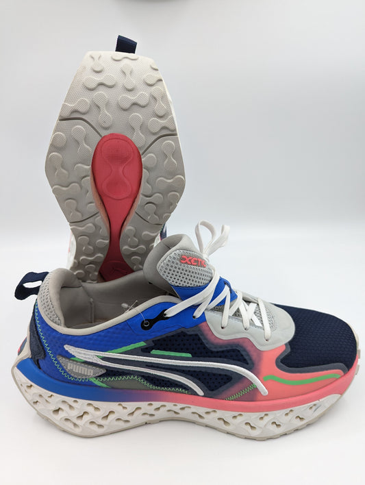 Puma Xetic Running Casual Azul / Verde / Rosa No 27