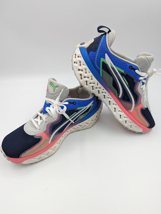 Puma Xetic Running Casual Azul / Verde / Rosa No 27