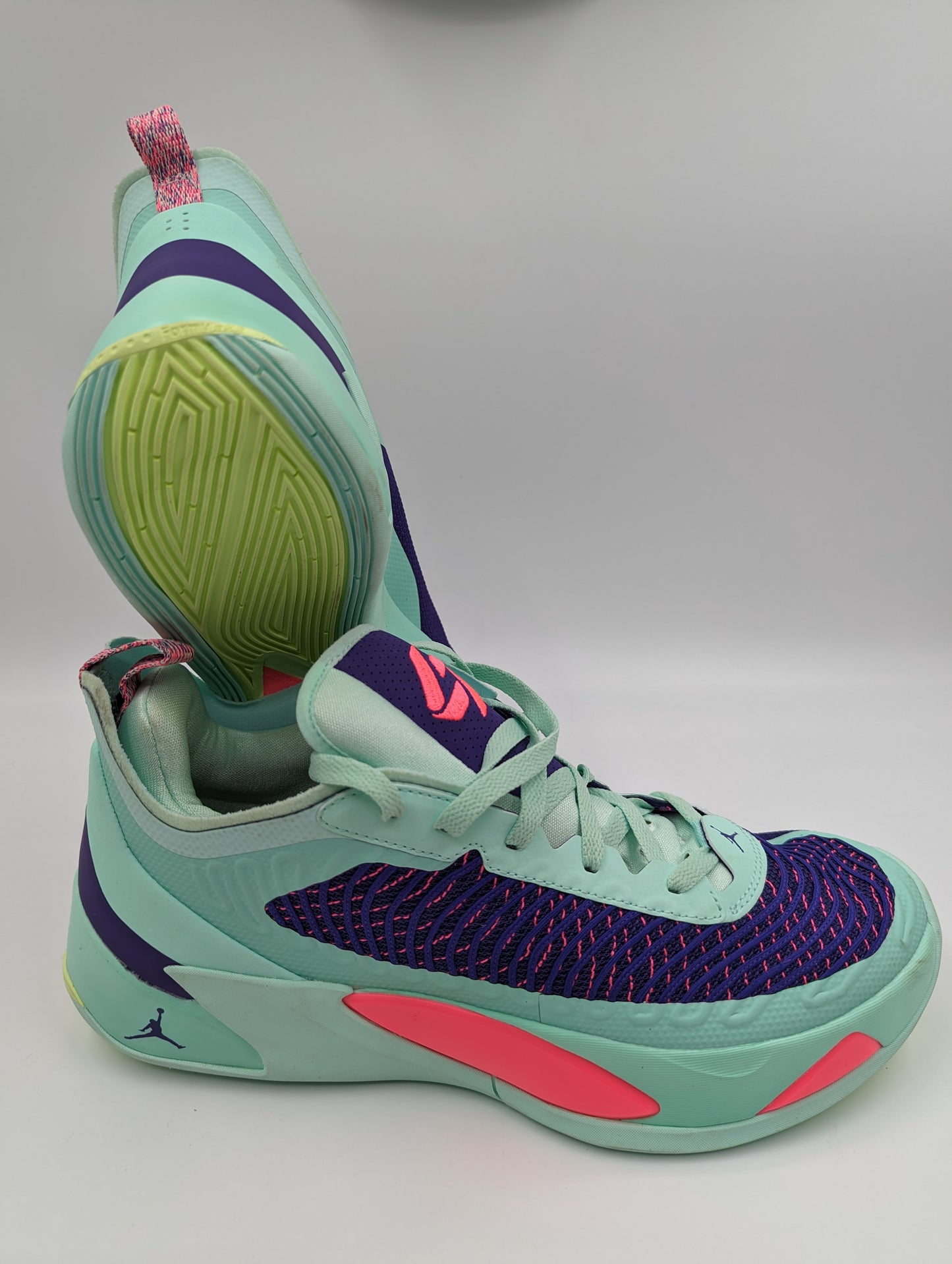 Jordan Luka One Basketball Turquesa / Morado / Naranja No 28.5