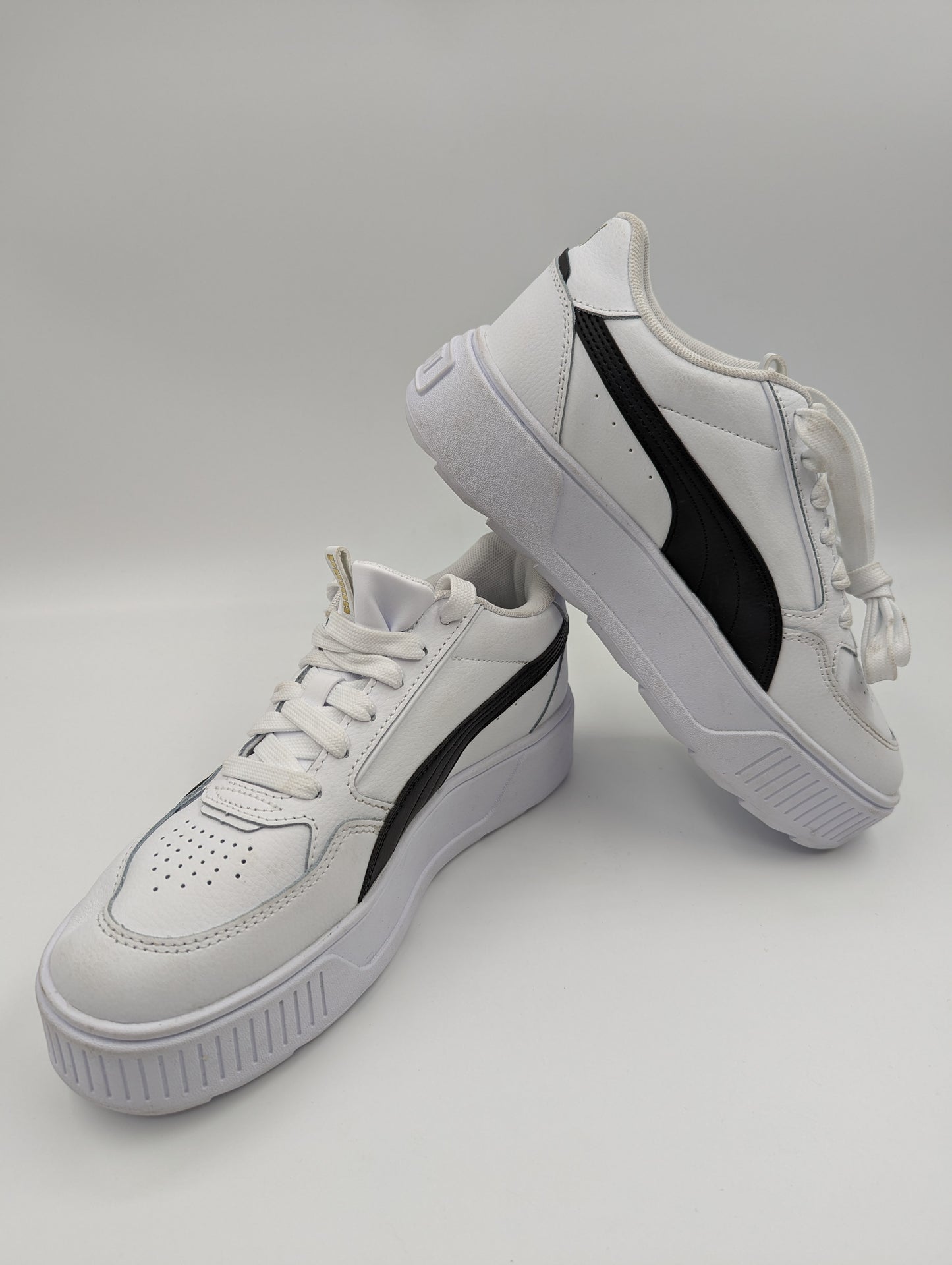 Puma Mayze Plataforma Blanco / Negro No 23.5
