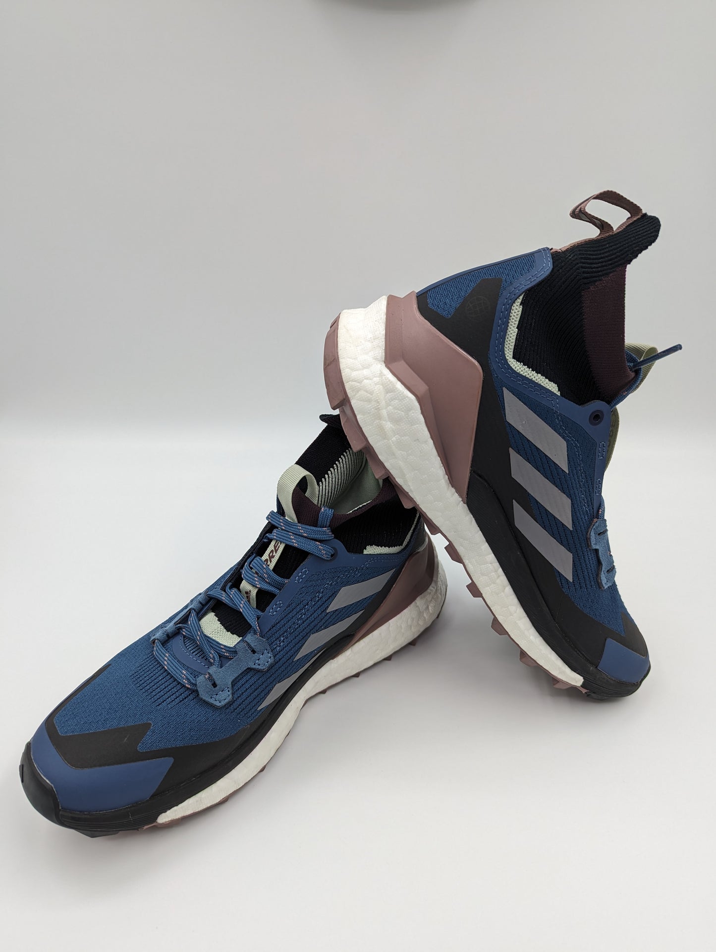 Adidas Terrex Bota Alta Running Trail Azul / Cafe No 24.5