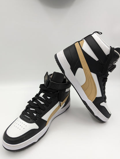 Puma Bota Casual Basketball Retro Blanco / Negro / Cafe No 25.5