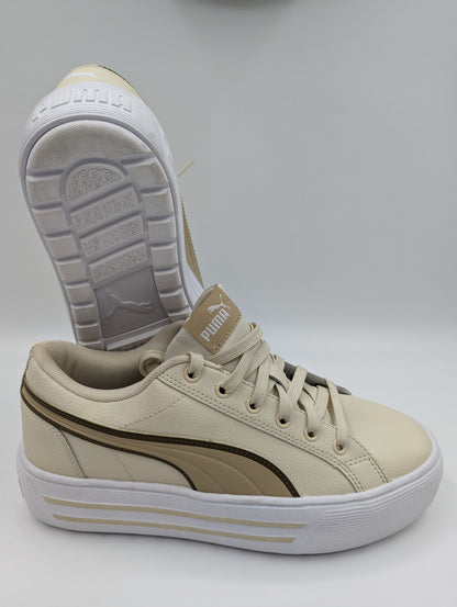 Puma Casual Plataforma Beige / Blanco No 25.5