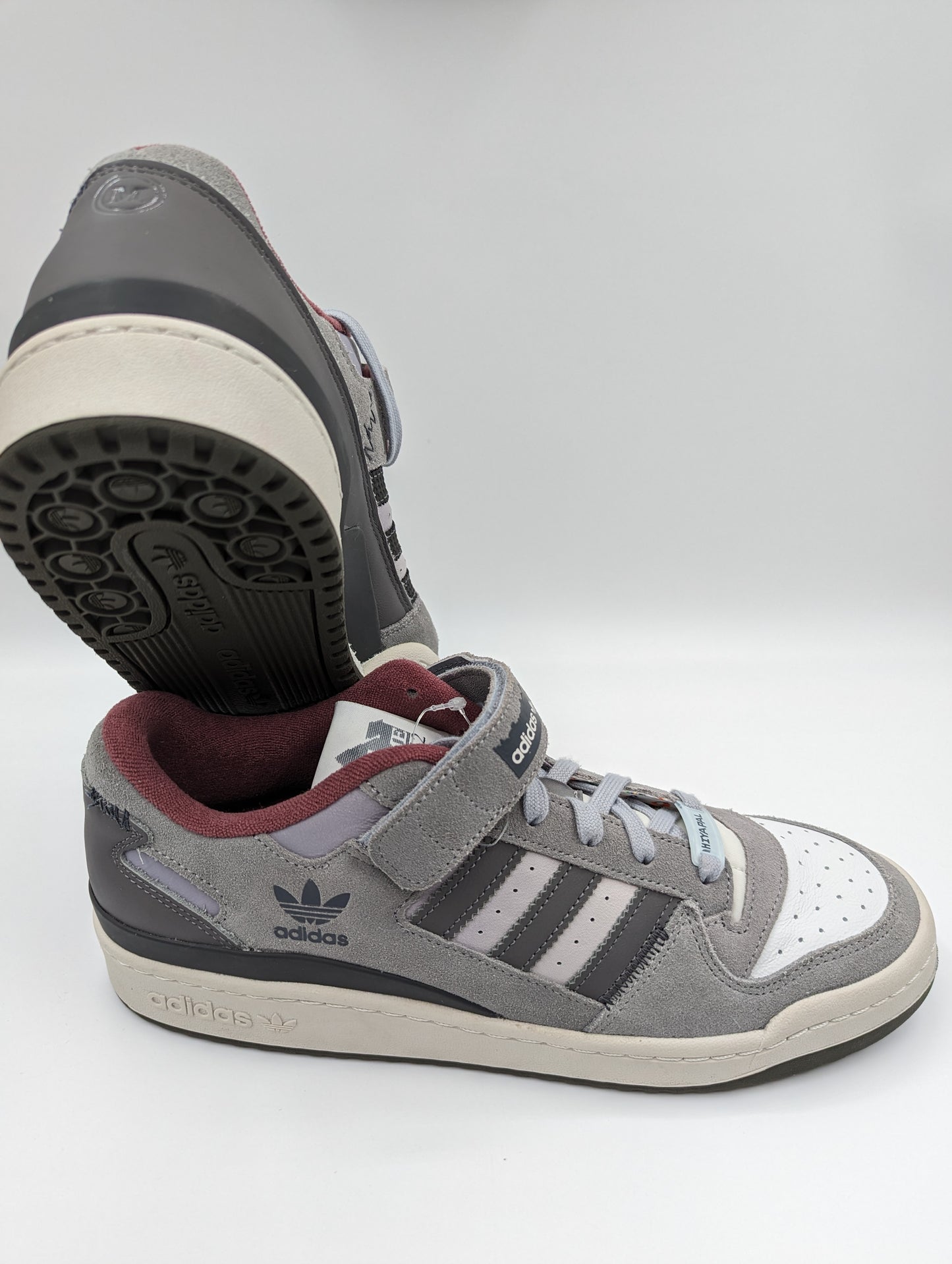 Adidas Forum Low Casual Home Alone 2 Gris / Vino / Beige No 28.5