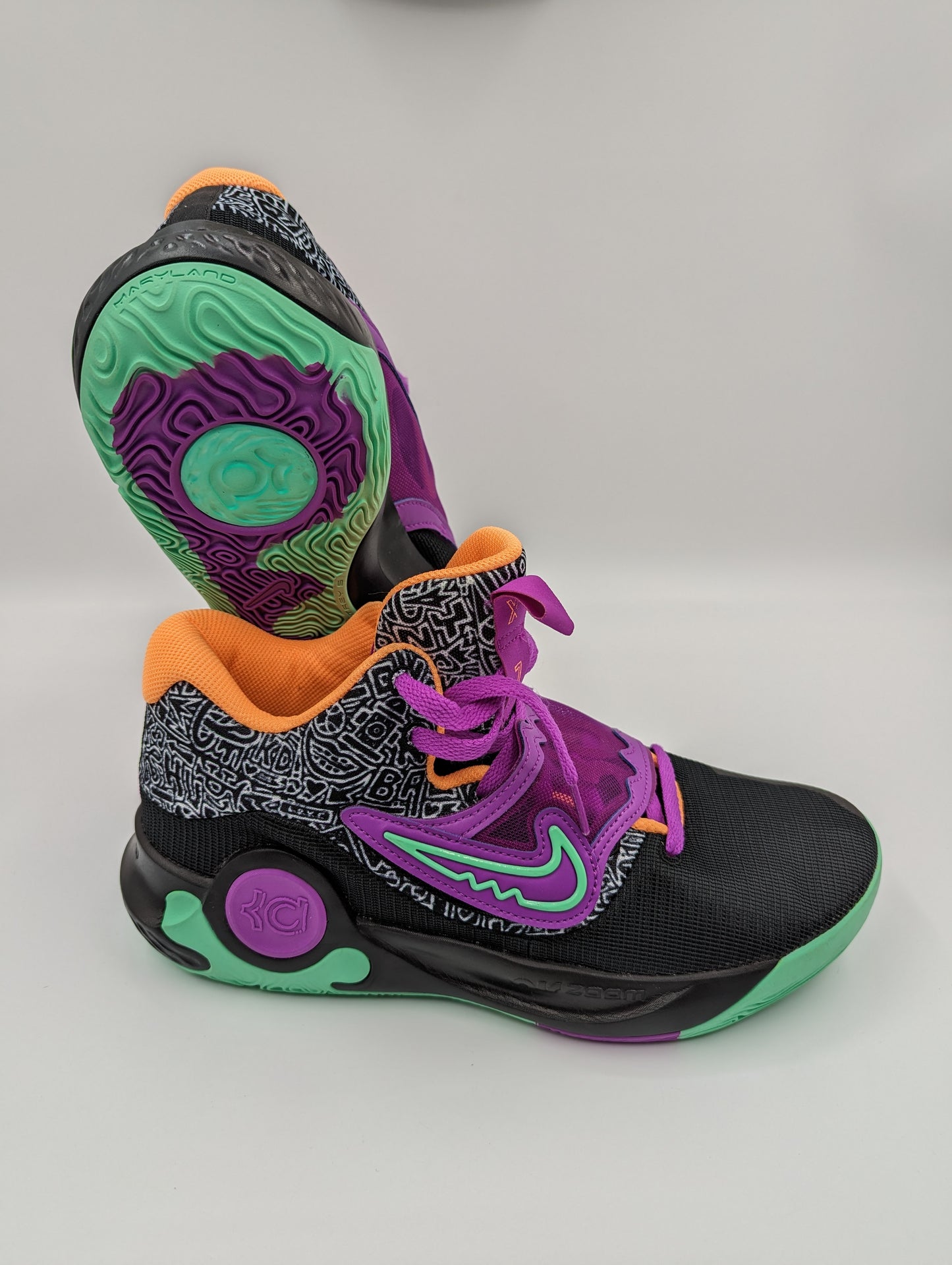Nike KD Trey 5X Basketball Negro / Morado / Naranja No 28