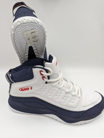 And 1 Basketball High Blanco / Azul No 28.5