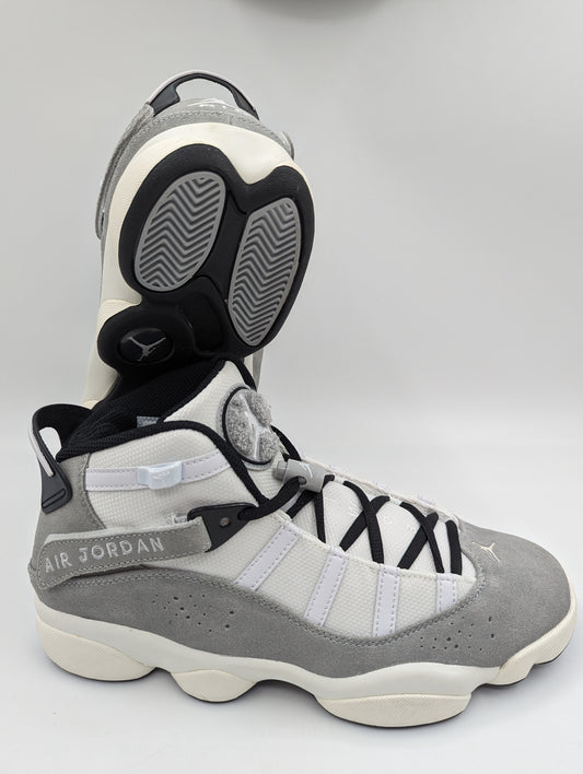 Michael Jordan Six Rings Basketball Pro High Blanco / Gris No 27