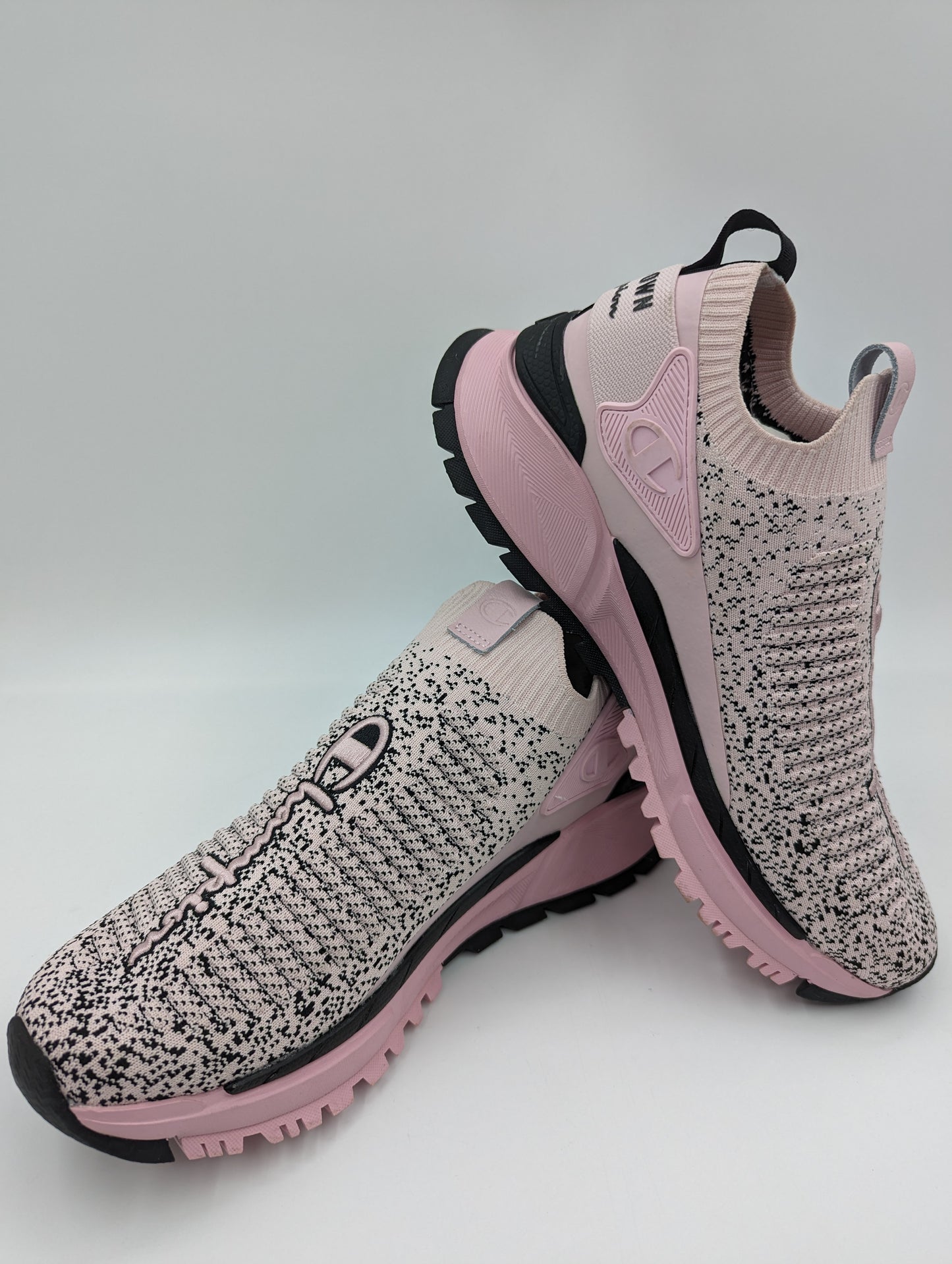 Champion Slip On Casual / Training Rosa / Negro No 25