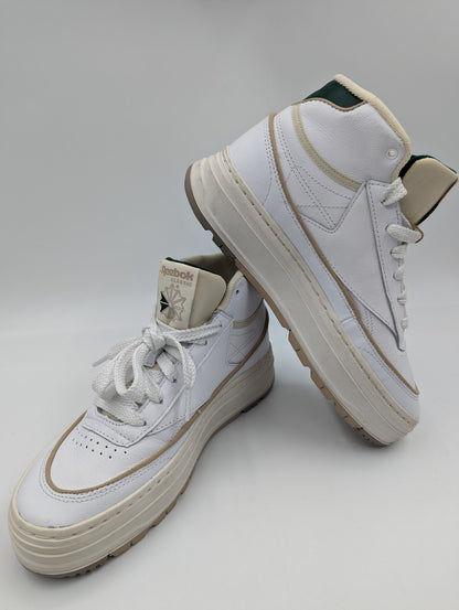 Reebok Classic Bota Alta Plata Beige / Verde No 24
